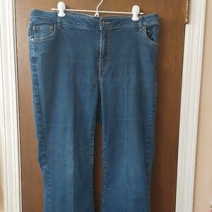 Jessica London Blue Straight Leg Denim